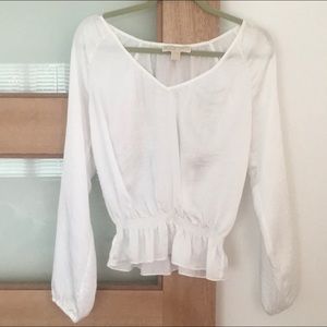 Michael Kors Silky White Top